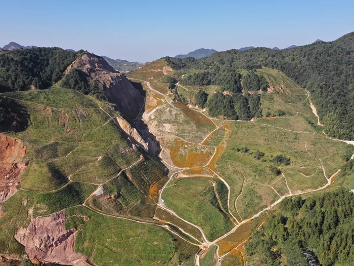 大寶山鐵礦采空區形變監測